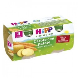 HIPP BIO HIPP BIO OMOGENEIZZATO CAROTE CON PATATE 2X80 G HIPP BIO HIPP BIO OMOGENEIZZATO CAROTE CON PATATE 2X80 G