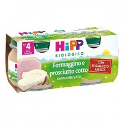 HIPP BIO OMOGENEIZZATO FORMAGGINO PROSCIUTTO 2X80 G HIPP BIO OMOGENEIZZATO FORMAGGINO PROSCIUTTO 2X80 G