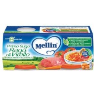 MELLIN PRIMOSUGO RAGU' DI VITELLO 2 VASETTI DA 80 G MELLIN PRIMOSUGO RAGU' DI VITELLO 2 VASETTI DA 80 G