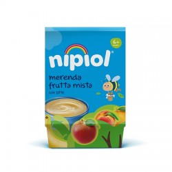 NIPIOL OMOGENEIZZATO MERENDA FRUTTA MISTA 2 PEZZI DA 100 G NIPIOL OMOGENEIZZATO MERENDA FRUTTA MISTA 2 PEZZI DA 100 G