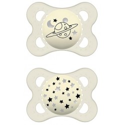 MAM NIGHT SUCCHIETTO 2-6 MESI SILICONE DOPPIO NEUTRO